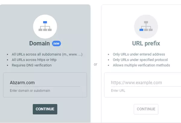 اضافه کردن سایت به گوگل